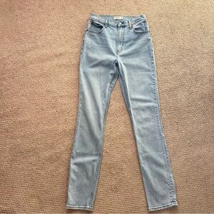 Abercrombie & Fitch Light Blue Straight Leg Jeans - Extra Long